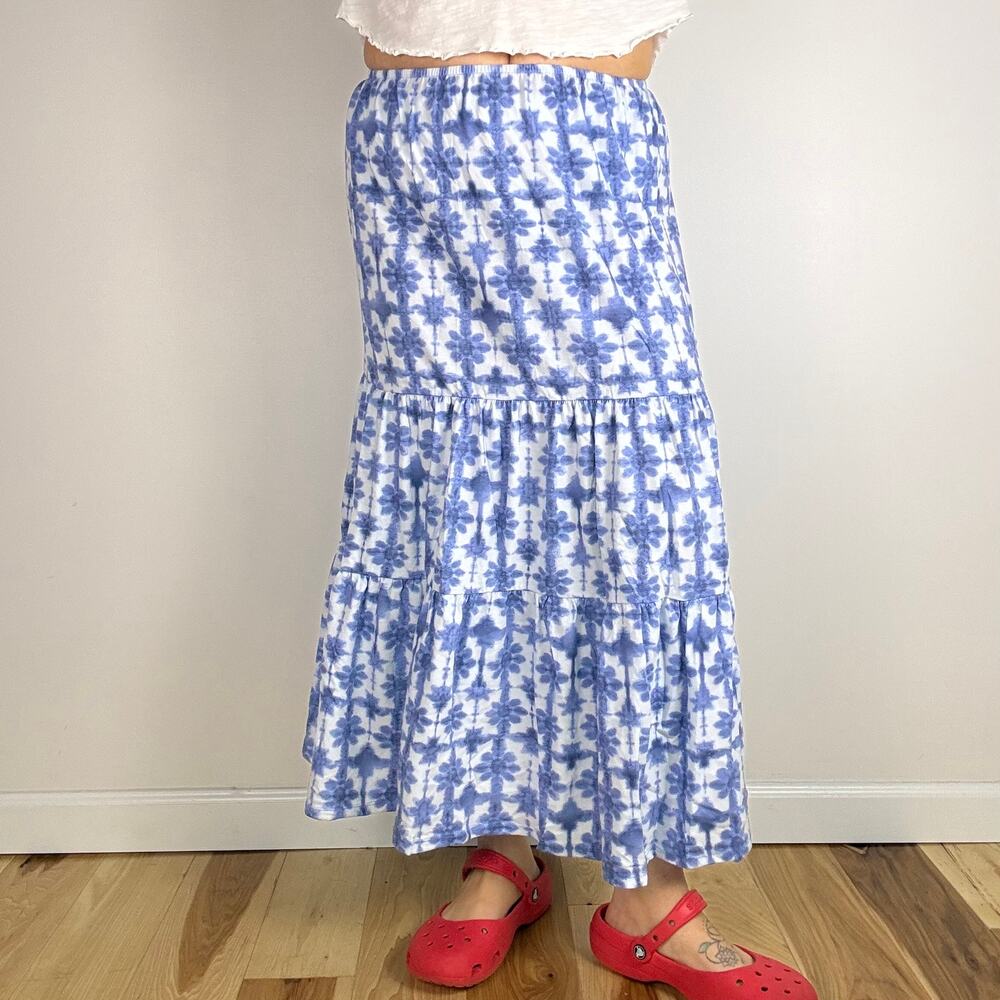 Upcycled Cat & Jack tie dyed midi skirt size Small